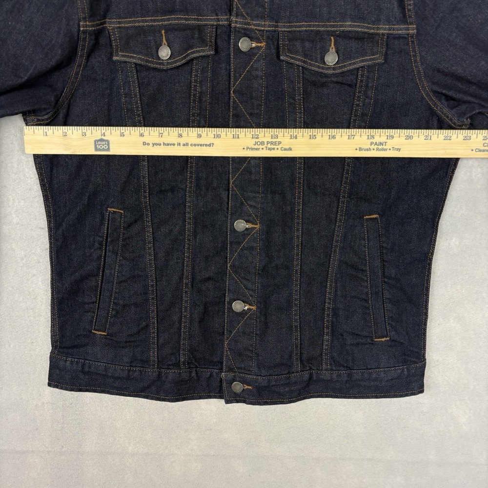 Banana Republic Denim Jacket Men’s Large Blue Indigo Wash Trucker Casual - Picture 2 of 7